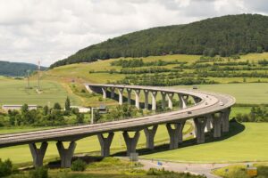 highway, traffic, landscape