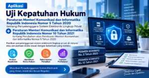 Aplikasi Uji Kepatuhan Hukum Peraturan Menteri Komunikasi dan Informatika Republik Indonesia Nomor 5 Tahun 2020 tentang Penyelenggara Sistem Elektronik Lingkup Privat